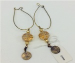 Brass earring