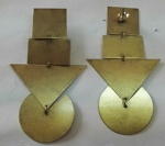 Brass earring