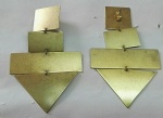 Brass earring