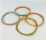 Alloy bangle bracelet