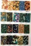 Acetate resin color